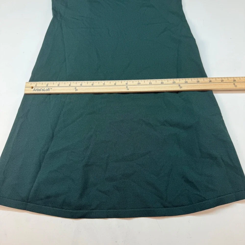 Sandro Paris Dark Green Slip‎ Dress Women's Size Small/Medium? Use Measurements - Picture 10 of 10